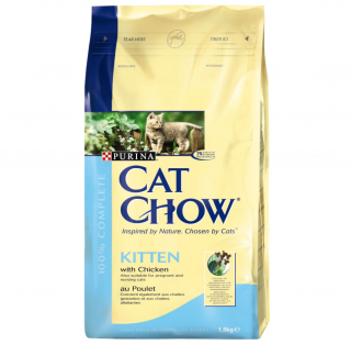 Cat Chow Kitten Tavuklu 15 kg Kedi Maması kullananlar yorumlar
